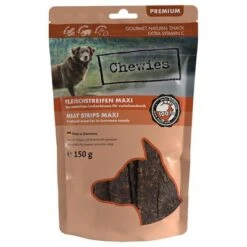 Chewies Maxitiras De Carne Para Perros - Pack Mixto -Suministros Para Mascotas 031421 chewies fleischstreifen maxi wild 150g hs 01 4