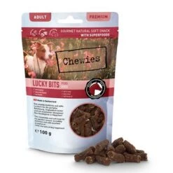 Chewies Lucky Bits - Pack Mixto -Suministros Para Mascotas 044883 chw luckybits adult pferd 100g doypack food 72dpi 1500px 7