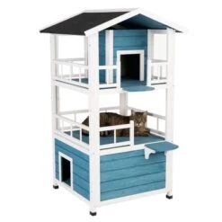 Casita Penthouse Para Mascotas -Suministros Para Mascotas 100914 katzenhaus penthouse fg 4378 5