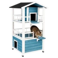 Casita Penthouse Para Mascotas -Suministros Para Mascotas 100914 katzenhaus penthouse fg 4383 1