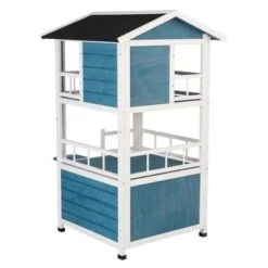 Casita Penthouse Para Mascotas -Suministros Para Mascotas 100914 pla katzenhaus penthouse fg 4355 0