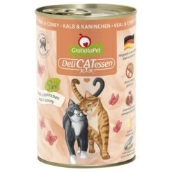 GranataPet DeliCatessen 6 X 400 G -Suministros Para Mascotas 101609 pla granatapet delicatessen kalb kaninchen 400 hs 01g 7