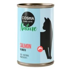 Cosma Nature 6 X 140 G -Suministros Para Mascotas 104067 cosma nature salmon 140g 2