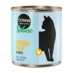 Pack Ahorro: Cosma Nature 12 X 280 G -Suministros Para Mascotas 104069 pla cosma nature chickenfillet 280g 7