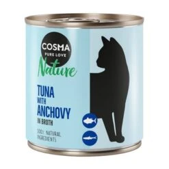 Pack Ahorro: Cosma Nature 12 X 280 G -Suministros Para Mascotas 104070 pla cosma nature tunaanchovy 280g 4