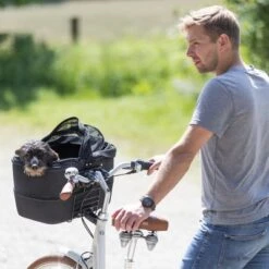 Cesta Para Bicicletas Trixie Friends On Tour Front -Suministros Para Mascotas 110146 trixie front fahrradkorb hs 14 6