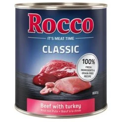 Rocco Classic 6 X 800 G 18 Rocco Classic 6 X 800 G -Suministros Para Mascotas 110309 pla megapack rocco classic rind pute 800g hs 01 4