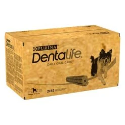 PURINA Dentalife Snacks Dentales Para Perros Medianos (12-25 Kg) -Suministros Para Mascotas 130103 pla purina dentalife t gliche zahnpflege snacks f r mittelgro e hunde 84stic s hs 05 7