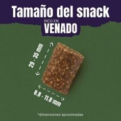 PURINA Adventuros Rico En Venado Con Granos Ancestrales -Suministros Para Mascotas 142397 adventuros hundesnacks venison es 120g hs 03 5