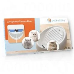 Lucky Kitty Fuente Bebedero -Suministros Para Mascotas 145141 lucky kitty langhaar dauerfilter v 06 2013 1