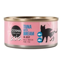 Cosma Asia En Gelatina 6 X 170 G -Suministros Para Mascotas 160596 pla cosma asia tunabream 170g 5