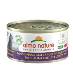 Almo Nature HFC Made In Italy 24 X 70 G - Pack Ahorro -Suministros Para Mascotas 162601 pla almonaturehfcmadeinitaly gelbflossenthunfisch 0