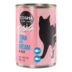 Cosma Asia En Gelatina 12 X 400 G -Suministros Para Mascotas 163896 pla cosma asia tunabream 400g 9