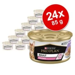 PURINA PRO PLAN Cat Delicate 24 X 85 G En Latas -Suministros Para Mascotas 171797 purina proplan cat delicate 24x85g hs 03 9