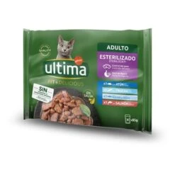 Ultima Cat Sterilized 48 X 85 G Comida Húmeda Para Gatos -Suministros Para Mascotas 181497 pla ultima cat sterilized fleischauswahl hs 01 7