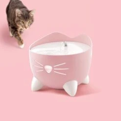 Bebedero Fuente Catit PIXI Rosa -Suministros Para Mascotas 187697 hagencontainer catit pixi trinkbrunnen pink hs 13 7
