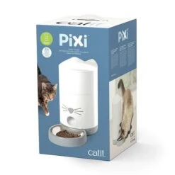 Comedero Automático Catit Pixi Smart -Suministros Para Mascotas 187699 pla hagencontainer catit pixi smartfutterautomat fassungsvermoegen 1 2kg hs 01 7
