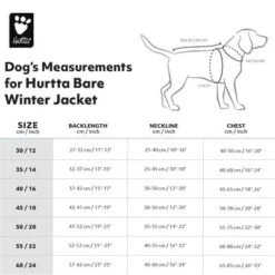 Abrigo Invernal Bare Late Harvest Hurtta Para Perros -Suministros Para Mascotas 188296 188297 188298 188299 188300 188301 188302 hurtta forzooplus bare winterjacke sunrise hs 09 9