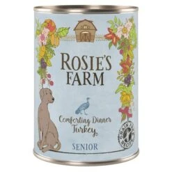 Pack Ahorro Rosie's Farm 24 X 400 G -Suministros Para Mascotas 1 95789 pla rosie sfarm senior turkey 400g 7