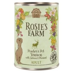 Pack Ahorro Rosie's Farm 24 X 400 G -Suministros Para Mascotas 1 96201 pla rosie sfarm adult venison 400g 3