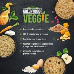 Greenwoods Veggie Con Yogur, Patatas, Zanahorias Y Espinacas -Suministros Para Mascotas 1 greenwoods board veggie 03 4