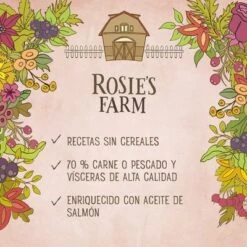 Rosie's Farm Adult 12 X 400 G Para Gatos - Pack Ahorro -Suministros Para Mascotas 2022 10 rosie sfarm benefits c wet 1000x1000 es 7