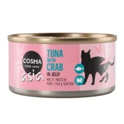 Cosma Asia En Gelatina 6 X 170 G -Suministros Para Mascotas 21755 pla cosma asia tunacrab 170g 8
