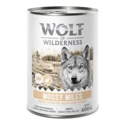 Wolf Of Wilderness Expedition 6 X 400 G -Suministros Para Mascotas 2309 wow poultry based mossy miles 400g front 1000x1000 6