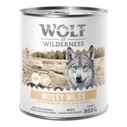 Wolf Of Wilderness Expedition 6 X 800 G 16 Wolf Of Wilderness Expedition 6 X 800 G -Suministros Para Mascotas 2309 wow poultry based mossy miles 800g front 1000x1000 7