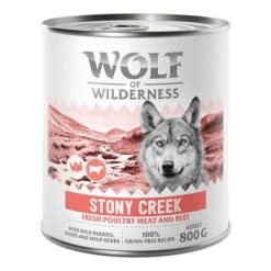 Wolf Of Wilderness Expedition 6 X 800 G 20 Wolf Of Wilderness Expedition 6 X 800 G -Suministros Para Mascotas 2309 wow poultry based stony creek 800g front 1000x1000 2