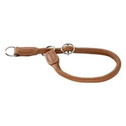 Collar De Cuero Hunter Round & Soft Marrón Para Perros -Suministros Para Mascotas 24544 PLA Hunter Round Soft Elk cognac 50cm 2