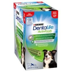 PURINA Dentalife Active Fresh Snacks Dentales Para Perros Medianos 20 PURINA Dentalife Active Fresh Snacks Dentales Para Perros Medianos -Suministros Para Mascotas 256897 pla nestle purina dentalife active fresh taegliche zahnpflegesnacks mittelgrosse hunde hs 01 6