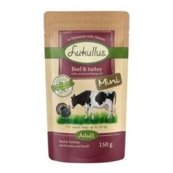 Lukullus Mini Sin Cereales 24 X 150 G - Pack Ahorro 10 Lukullus Mini Sin Cereales 24 X 150 G - Pack Ahorro -Suministros Para Mascotas 264997 pla luk mini beefturkey 6x150g 5 2