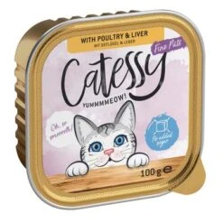 Catessy En Tarrinas 32 X 100 G - Pack Mixto -Suministros Para Mascotas 27635 pla catessy feinepastete gefluegelleber 100g 7