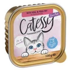 Catessy En Tarrinas 64 X 100 G - Pack Mixto -Suministros Para Mascotas 27635 pla catessy feinepastete kalbgefluegel 100g 2 1