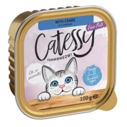 Catessy En Tarrinas 32 X 100 G - Pack Mixto -Suministros Para Mascotas 27635 pla catessy feinepastete krabben 100g 6