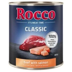 Rocco Classic 6 X 800 G 19 Rocco Classic 6 X 800 G -Suministros Para Mascotas 28017 pla megapack rocco classic rindlachs 800g hs 01 9