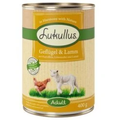 Suministros Para Mascotas -Suministros Para Mascotas 28047 pla lukullus gefluegel lamm 6 x 400 g 6