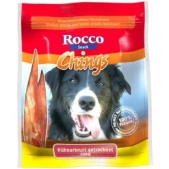 Megapack Rocco Chings Originals Láminas De Carne Para Perros 15 X 250 G -Suministros Para Mascotas 32417 PLA Rocco Chings Huehnerbrust 250 g 3