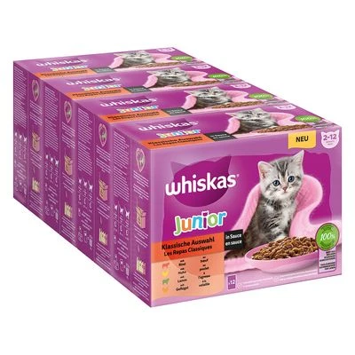 Whiskas Junior 2-12 Meses 96 X 85 G En Bolsitas - Imagen 3