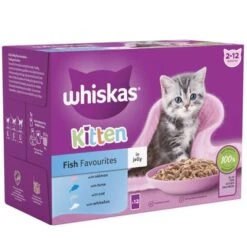 Whiskas Junior 48 X 85 G En Bolsitas -Suministros Para Mascotas 358704 pla mars whiskas junior fischauswahl in gelee 5