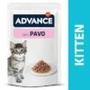 Advance Kitten Con Pavo Comida Húmeda Para Gatos 2 Advance Kitten Con Pavo Comida Húmeda Para Gatos -Suministros Para Mascotas 374596 advance kitten truthahn 85g hs 8 1 8
