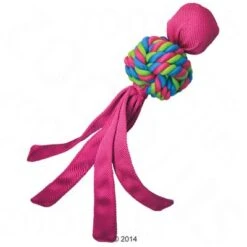 KONG Wubba Weaves Juguete Con Sonido Para Perros -Suministros Para Mascotas 439874 kong wubba weaves pink 8