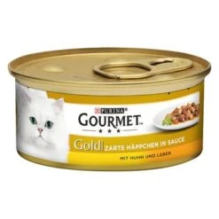 Gourmet Gold Bocaditos En Salsa 24 X 85 G 16 Gourmet Gold Bocaditos En Salsa 24 X 85 G -Suministros Para Mascotas 50336 pla purina gourmet zarte haeppchen huhnleber 85g 2