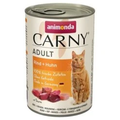 Animonda Carny Adult 12 X 400 G - Pack Ahorro 20 Animonda Carny Adult 12 X 400 G - Pack Ahorro -Suministros Para Mascotas 51177 pla animonda carny adult rind huhn 400g hs 01 3