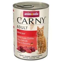 Animonda Carny Adult 12 X 400 G - Pack Ahorro 25 Animonda Carny Adult 12 X 400 G - Pack Ahorro -Suministros Para Mascotas 51215 pla animonda carny adult rind pur 400g hs 01 9