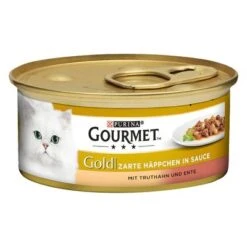 Gourmet Gold Bocaditos En Salsa 24 X 85 G 20 Gourmet Gold Bocaditos En Salsa 24 X 85 G -Suministros Para Mascotas 56959 pla purina gold zarte happchen truhthan and ente 1