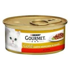 Gourmet Gold Bocaditos En Salsa 24 X 85 G 22 Gourmet Gold Bocaditos En Salsa 24 X 85 G -Suministros Para Mascotas 56960 pla purina gold zartehappchen rind 6