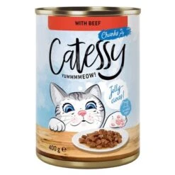 Catessy Bocaditos 12 X 400 G En Latas -Suministros Para Mascotas 59434 pla catessy jelly beef 400g 9