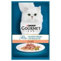 Gourmet Perle En Sobres 24 / 26 X 85 G -Suministros Para Mascotas 62693 pla nestle gourment lachs 85g 3